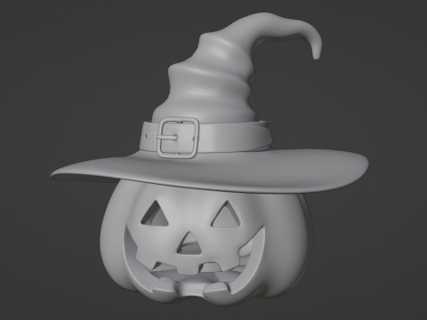 Джек О Ліхтар 003 3D Модель