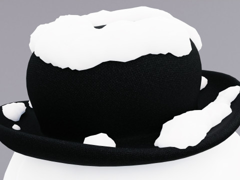 Bonhomme de neige 001 Modèle 3D