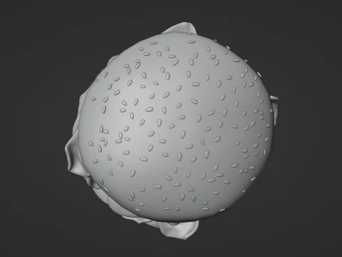 Cheese Burger 001 3D Model
