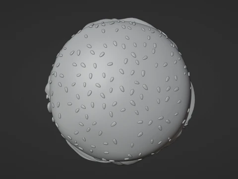 Chicken Burger 001 3D Model