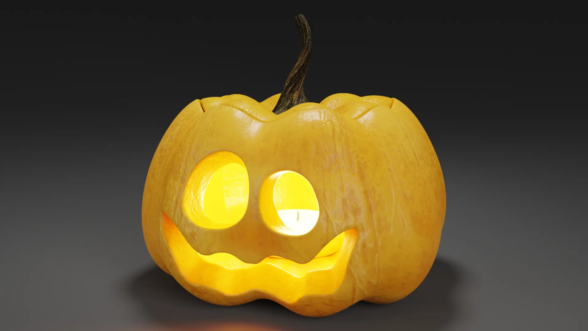 Jack O Lantern 004 3D Model .c4d .max .obj .3ds .fbx .stl .blend 