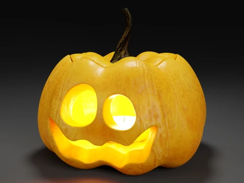 Jack O Lantern 004 3D Model