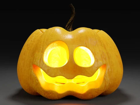 Jack O Lantern 004 3D Model