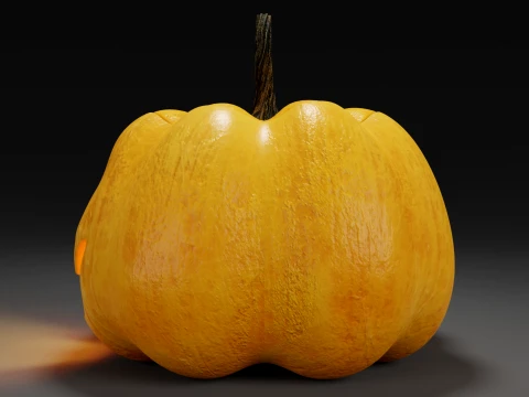 Jack O Lantern 004 3D Model