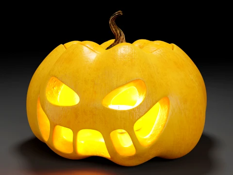 Jack O Lantern 005 3D Model