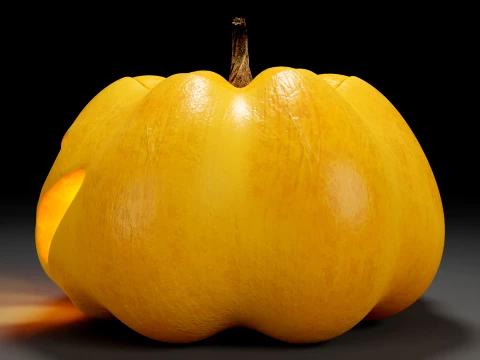 Jack O Lantern 005 3D Model