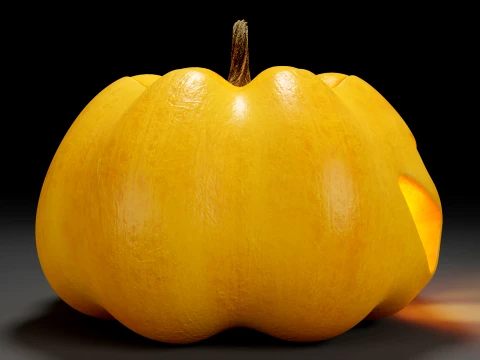 Jack O Lantern 005 3D Model