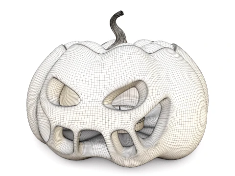 Jack O Lantern 005 3D Model