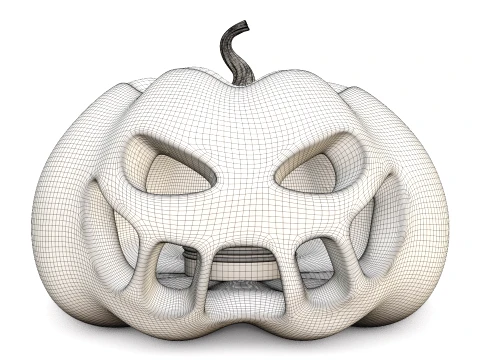 Jack O Lantern 005 3D Model