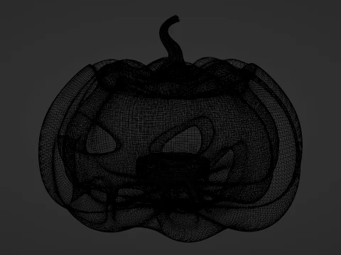 Jack O Lantern 005 3D Model