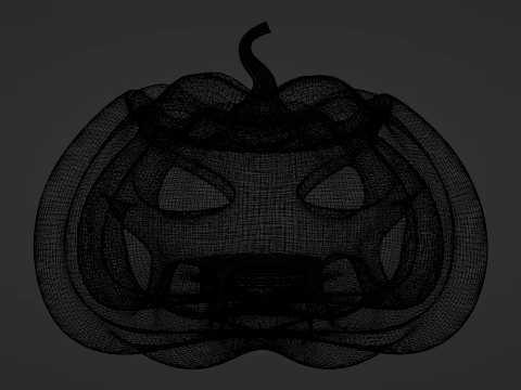 Jack O Lantern 005 3D Model