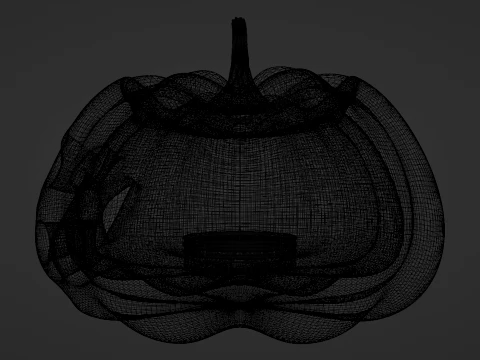 Jack O Lantern 005 3D Model