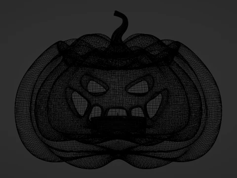 Jack O Lantern 005 3D Model