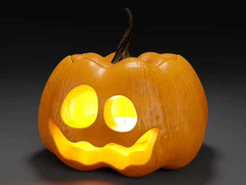 Jack O Lantern 004 3D Model
