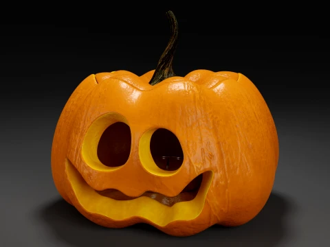 Jack O Lantern 004 3D Model