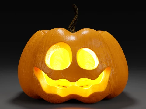 Jack O Lantern 004 3D Model