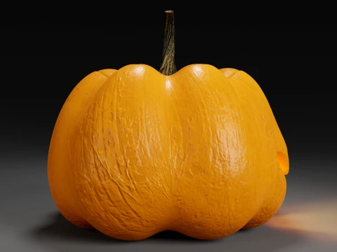 Jack O Lantern 004 3D Model