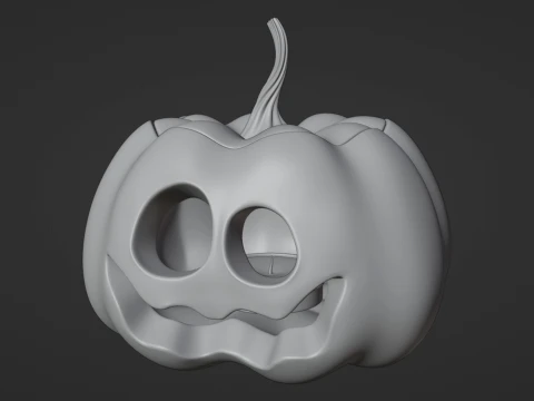 Jack O Lantern 004 3D Model