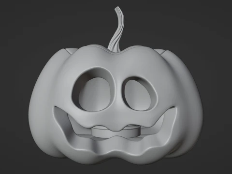 Jack O Lantern 004 3D Model