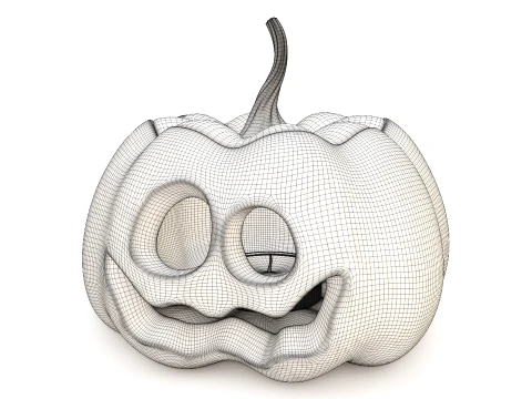 Jack O Lantern 004 3D Model