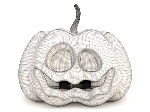 Jack O Lantern 004 3D Model