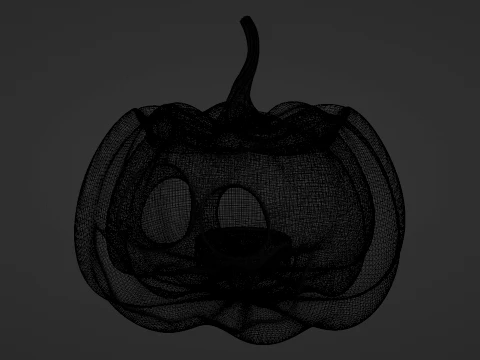 Jack O Lantern 004 3D Model