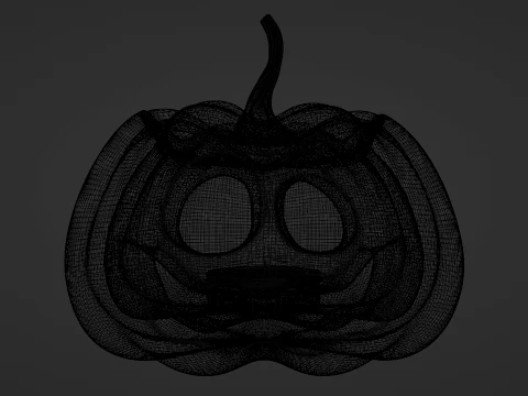 Jack O Lantern 004 3D Model