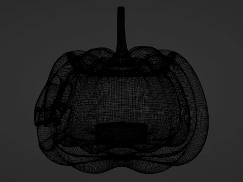 Jack O Lantern 004 3D Model