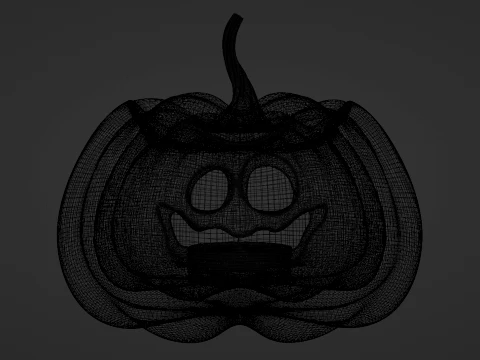 Jack O Lantern 004 3D Model