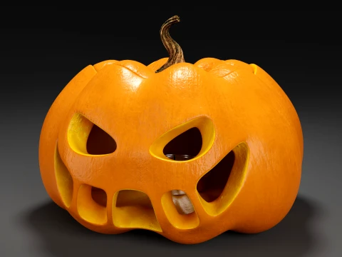 Jack O Lantern 005 3D Model