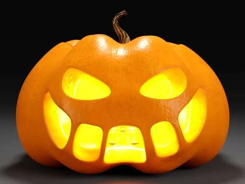 Jack O Lantern 005 3D Model