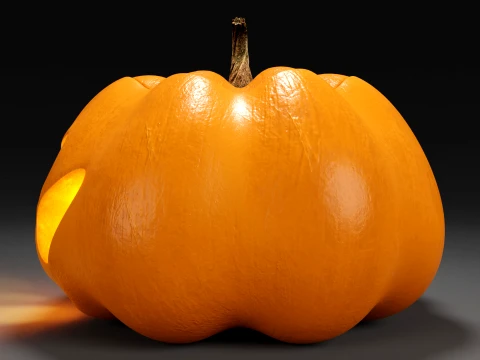 Jack O Lantern 005 3D Model