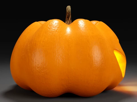 Jack O Lantern 005 3D Model
