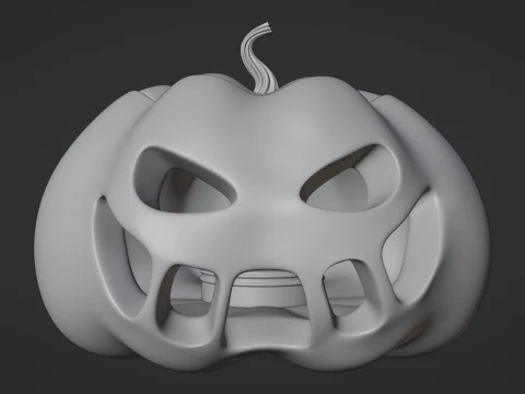 Jack O Lantern 005 3D Model