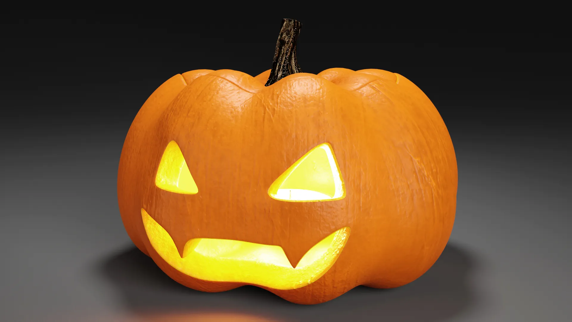 Jack O Lantern 006 3D Model .c4d .max .obj .3ds .fbx .stl .blend 