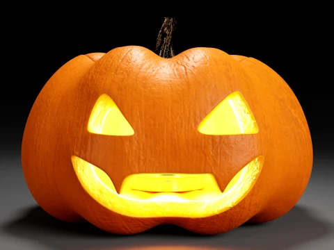 Jack O Lantern 006 3D Model