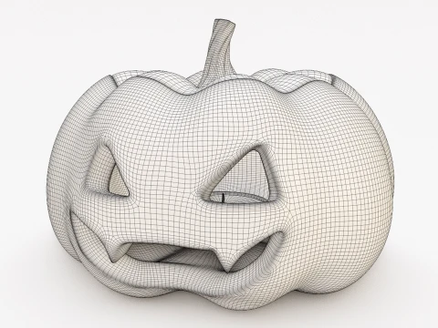 Jack O Lantern 006 3D Model