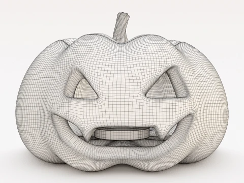 Jack O Lantern 006 3D Model