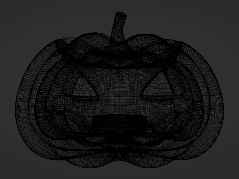 Jack O Lantern 006 3D Model
