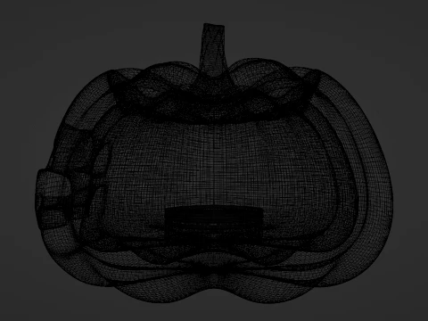 Jack O Lantern 006 3D Model