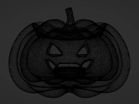 Jack O Lantern 006 3D Model