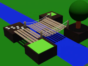 Puente Modelo 3D