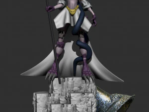 Krali&ccedil;e Himika Jeeg Robot-Go Nagai 3D Baskı Modeli