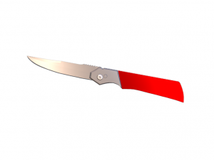 Red pocket knife 3D Модель