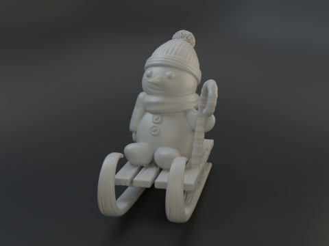 Snowman 3D 打印模型