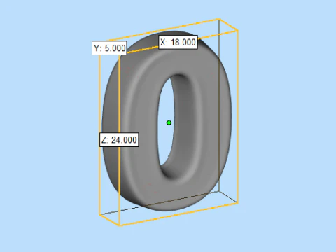 Numbers 3D Print Model