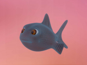 FishCharacter Model 3D