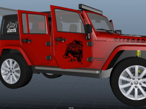 Jeep Wrangler Rubicon Modèle 3D