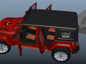 Jeep Wrangler Rubicon Modèle 3D