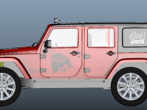 Jeep Wrangler Rubicon Modèle 3D
